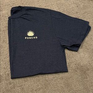 Poncho Navy Blue Short Sleeve Tee